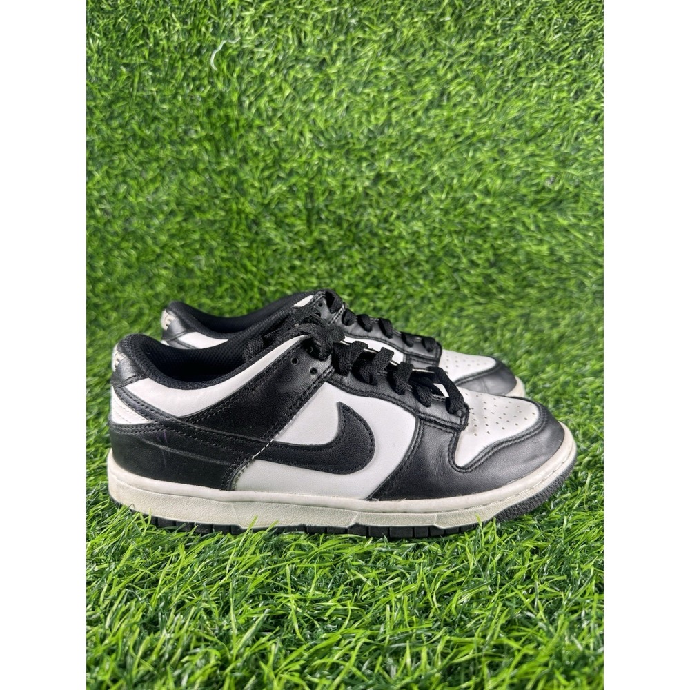 Nike Dunk Low Panda White Black CW1590-100 Leather Low Top Youth 6.5 Y Womens 8